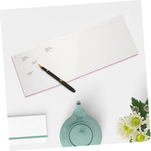 Miniatura 5 de NUOBESTY Planificador Bloc de notas para programar material de papel antiadherente pequeño portátil ideal para oficina Rosado