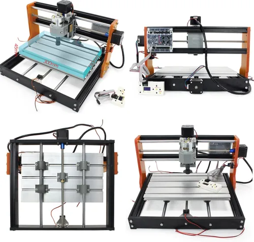 Miniatura 2 de Kit de fresadora CNC 3018-PRO mejorado, con controlador GRBL fuera de línea, con interruptores de límite de 3 ejes, parada de emergencia, máquina