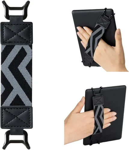 Miniatura 17 de CoBak Correa de Mano Segura para Kindle y Tabletas - Soporte de Dedo Versátil y Ligero para Kindle/Kobo/Voyaga/Lenovo/Sony E-Book Tablet de 6-7.5