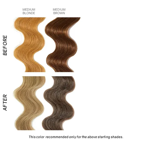Miniatura 4 de oVertone Haircare - Acondicionador tonificante azul, neutraliza el cobrizo para cabello rubio a castaño claro, fórmula profundamente hidratante