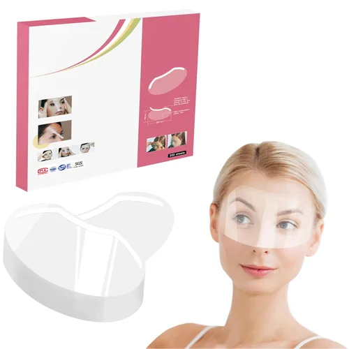 Miniatura 11 de EBANKU 50 unidades de protectores faciales de ducha Microblading, protectores faciales desechables, máscaras de maquillaje para laca