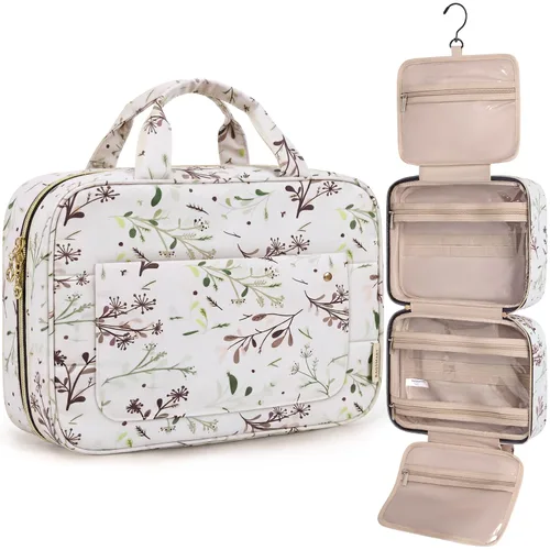 Miniatura 14 de Bolsa de viaje con gancho para colgar, resistente al agua, organizador de cosméticos, bolsa de viaje para accesorios, champú, contenedor