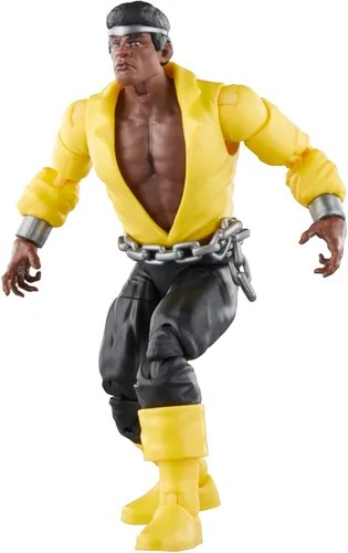 Miniatura 4 de Marvel Legends Series Luke Cage Power Man, Knights Collectible Comics Figuras de acción de 6 pulgadas Amarillo