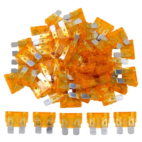 Miniatura 11 de (55 piezas) Fusible de hoja estándar de 40 amperios, fusible automotriz de 40 A para automóvil y camión