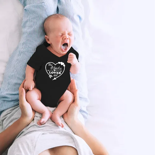 Miniatura 10 de CBTwear My Abuela Loves Me – Ropa de bebé – Divertido traje de bebé para recién nacido para niños y niñas