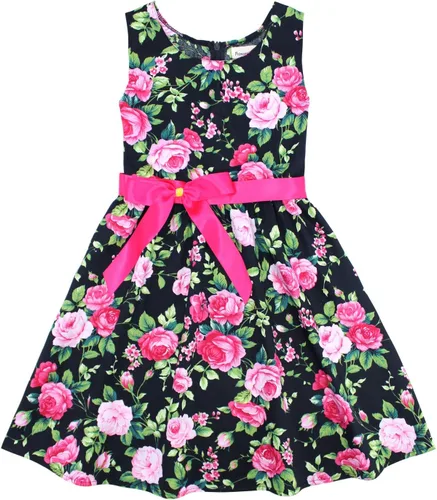 Miniatura 67 de Vestido de verano para niña, de algodón, con diseño floral