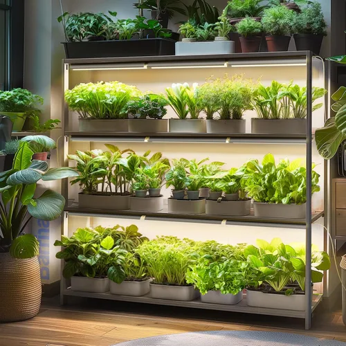 Miniatura 9 de Barrina Luz para plantas T8, 144 W (6 x 24 W), equivalente a 800 W, súper brillante de 2 pies, espectro completo, luz de cultivo LED, lámpara