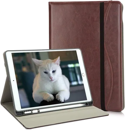 Miniatura 9 de HFcoupe Funda protectora de soporte multiángulo para iPad de 9ª, 8ª y 7ª generación (2021/2020/2019), funda protectora con soporte multiángulo