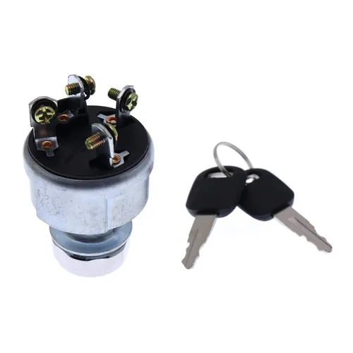 Miniatura 4 de Solarhome nuevo 4 cables interruptor de encendido con 2 llaves 9G-7641 9G7641 para Caterpillar excavadora CAT D9L E320C E330C E303 E304 E305