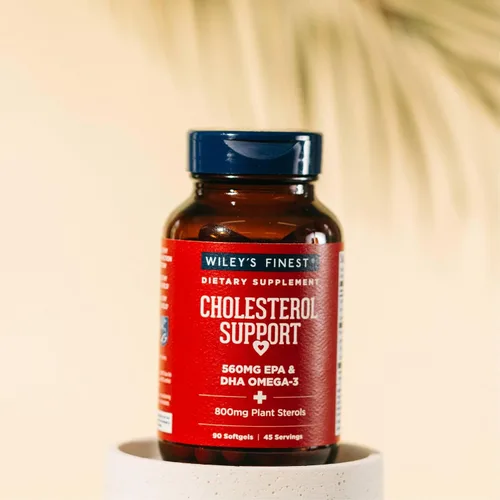 Miniatura 5 de Wiley's Finest Wild Alaskan Fish Oil Colesterol Support - Suplemento de salud cardíaca para hombres y mujeres - 560 mg de omega-3 - 90 cápsulas