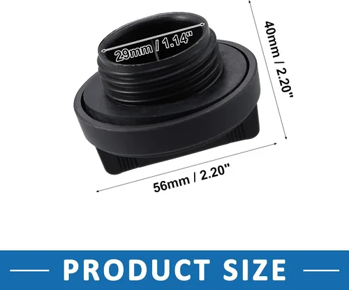 Miniatura 3 de Tapa del tanque de combustible del motor 12180-01020 12180-21010 Cubierta del tapón de llenado de aceite de gas para Toyota Corolla 2003-2008