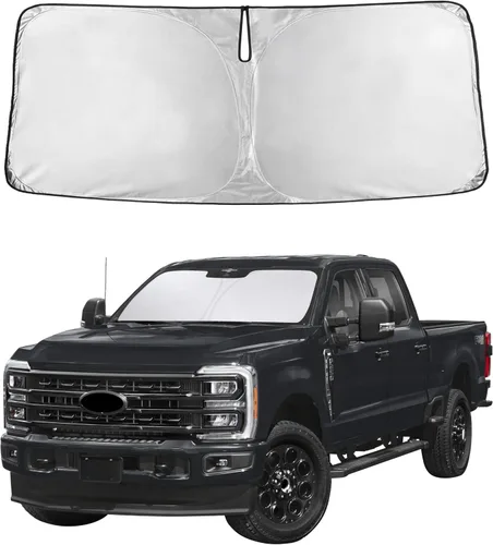 Miniatura 43 de Autovir Parasol para parabrisas Rivian R1S 2022-2024 2025 2026, parasol para ventana delantera, protección UV, bloqueador de calor, accesorios