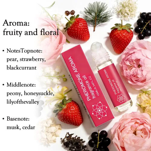 Miniatura 3 de Halonly Perfumes de feromonas para mujer, fragancia de aceite enrollable de larga duración para una cita nocturna, regalo diario y sensual afrutado