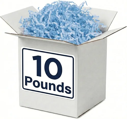 Miniatura 17 de Box USA Papel kraft arrugado de 10 libras para embalaje, envío y mudanza, papel triturado de relleno para cajas, para paquetes de cajas, relleno