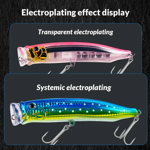 Miniatura 7 de THKFISH Señuelos para pesca de agua salada de atún para pesca de surf, lubina con ojos 3D para atún GT peces grandes, 5.9 pulgadas, 1 unidad/3 1