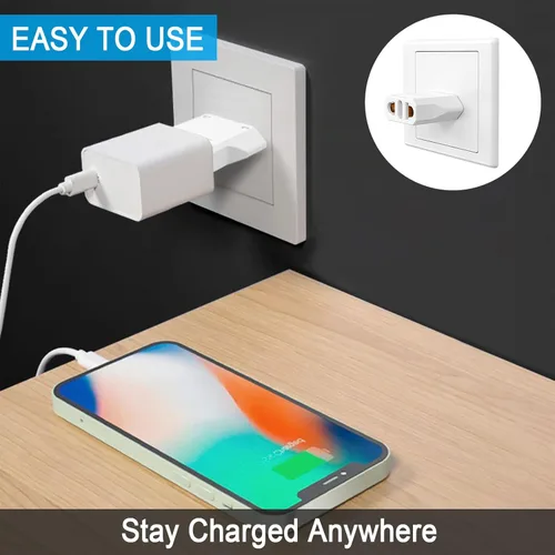 Miniatura 2 de Paquete de 10 adaptadores de enchufe europeo a estadounidense, adaptador de enchufe de viaje estadounidense, enchufe adaptador de 220 V a 110 V