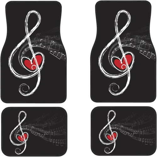 Miniatura 14 de Juego completo de 4 alfombrillas delanteras y traseras para automóvil, con bandera estadounidense, color negro, juego completo de alfombrillas