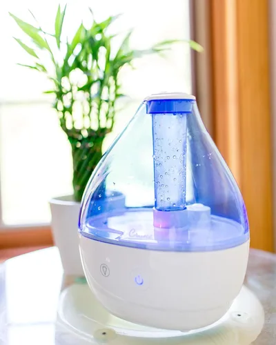 Miniatura 2 de Crane Humidificador ultrasónico de niebla fría, azul y blanco