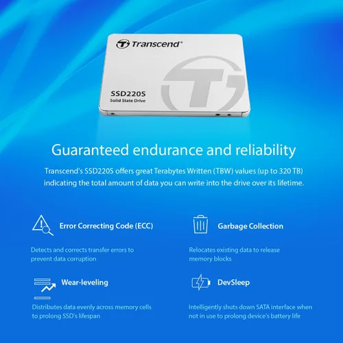 Miniatura 6 de Unidad de estado sólido de la marca Transcend, modelo TLC SATA III de 6 GB y 2.5".