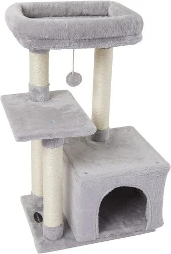 Miniatura 8 de FISH&NAP Lindo Árbol para Gatos Gatito Torre para Gatos para Gato de Interior Condominio Postes Rascadores de Sisal con Plataforma de Salto Muebles