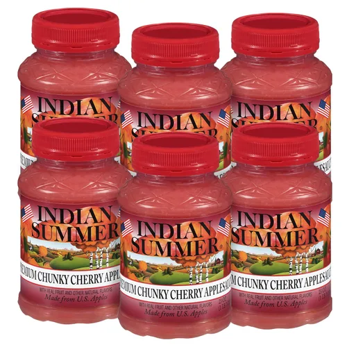Miniatura 11 de Indian Summer Puré de manzana en trozos premium hecho con manzanas estadounidenses por cultivadores estadounidenses