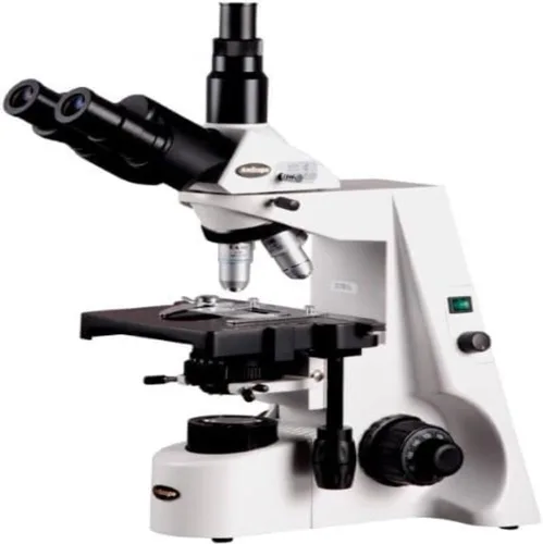 AmScope Microscopio compuesto trinocular T690C-PL, aumento 40X-2500X, oculares de campo súper ancho WH10x y WH25x, objetivos acromáticos de plan