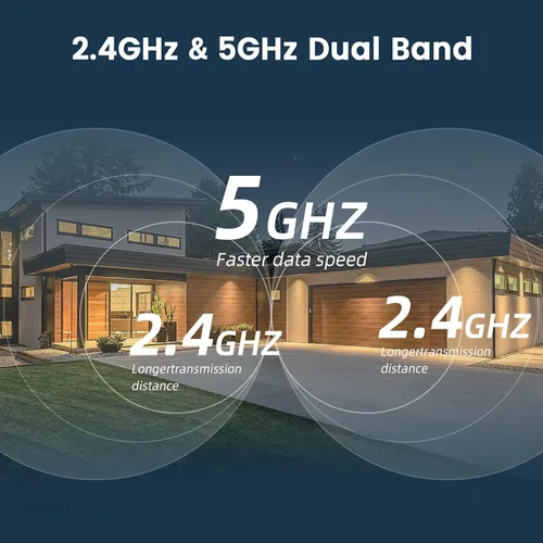 Miniatura 3 de Cámara de seguridad de ventana 2K, monitoreo doméstico interior de 3MP, Wi-Fi 2.4GHz/5GHz, visión nocturna a todo color, detección de personas