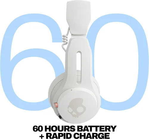 Miniatura 3 de Skullcandy Icon ANC - Auriculares inalámbricos con cancelación activa de ruido, Bluetooth, para la oreja, 60 horas de batería, resistentes al sudor