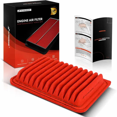 Miniatura 9 de Filtro de aire del motor A-Premium compatible con modelos Toyota, Pontiac y Scion - Corolla 2009-2019, Matrix 2009-2014, Yaris 2006-2018, Vibe