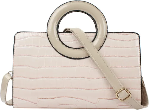 Miniatura 47 de ZLMBAGUS - Bolso de mano para mujer, diseño vintage con solapa y asa, de piel sintética, para llevar al hombro