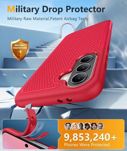 Miniatura 1037 de FNTCASE Funda para iPhone 17 Pro: Fundas delgadas translúcidas de color azul claro compatibles con MagSafe, protección completa de la cámara