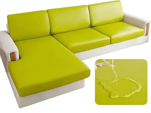 Miniatura 11 de Fundas de cojín de piel sintética, funda elástica para sofá, impermeable, protector de muebles de repuesto (A 1)