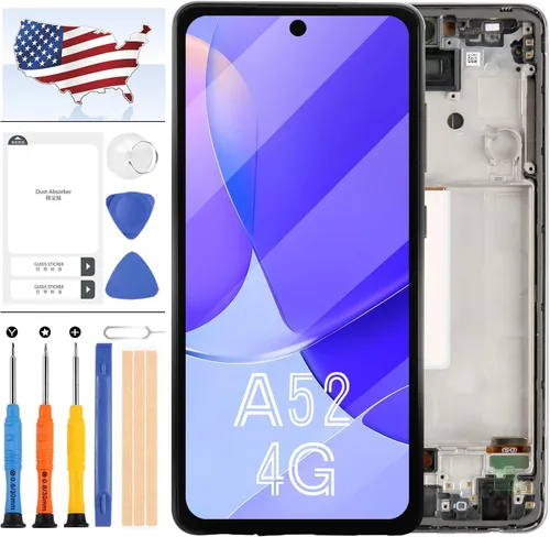 Para Samsung Galaxy A52 4G SM-A525 6.5 pulgadas Reemplazo de pantalla SM-A525F SM-A525M Pantalla LCD Pantalla táctil Digitalizador Kit de reparación