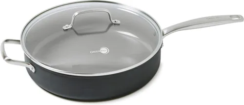 Miniatura 10 de GreenPan Chatham Cerámica Saludable Antiadherente Dura Anodizada, Cacerola de 3QT con Tapa, Libre de PFAS, Apta para Lavavajillas, Apta para Horno