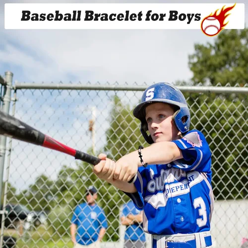 Miniatura 2 de Regalos de Baloncesto Fútbol Béisbol Fútbol Americano para Chicos Adolescentes, Pulseras para Chicos Ideas de Regalos para Cumpleaños/San
