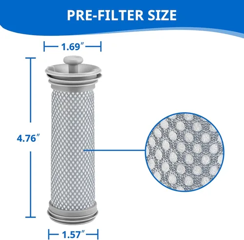 Miniatura 2 de Pre filtro compatible con Tineco A10/A11 Hero, A10/A11 Master, para filtro de vacío inalámbrico PURE ONE S11 Series - 3 prefiltros