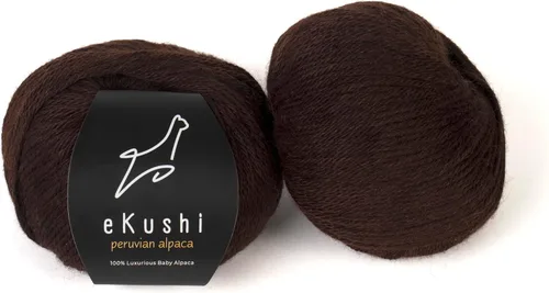 Miniatura 83 de 100% Hilo de Alpaca para Bebé para Tejer y Ganchillo - Juego de 3 Madejas de Hilo Premium DK - Ligero, Hipoalergénico y Térmico Hecho en Perú - N010