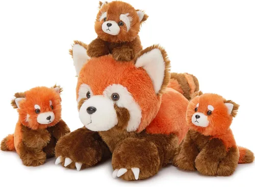 Miniatura 24 de MorisMos Juguetes de Peluche de Tigre - Conjunto Suave de Peluche de Tigre Mamá y Bebés, Tamaño Grande, 20 pulgadas
