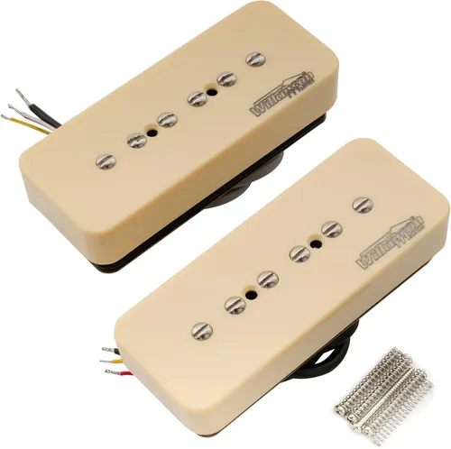 Wilkinson M Series P90 - Barra de jabón apilada de cerámica de una sola bobina para pastillas, puente, 10K/16K para guitarra eléctrica estilo SG LP,