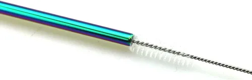 Miniatura 8 de JASHII Juego de cubiertos de acero inoxidable 18/10 ecológicos, utensilios de viaje de bambú, incluye cuchillo reutilizable, tenedor, cuchara