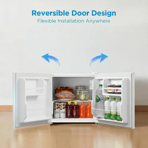 Miniatura 16 de Midea MERM33S1AST - Mini nevera compacta de 3.3 pies cúbicos con luz interna, termostato ajustable, puerta reversible, bajo ruido para dormitorio