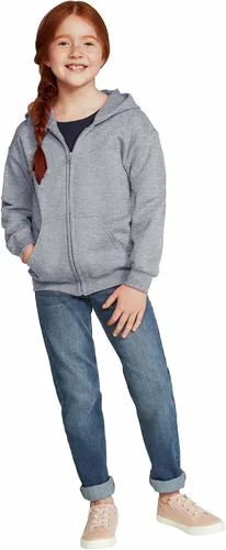 Miniatura 6 de Gildan Youth Full Zip Hoodie Sweatshirt, Style G18600B