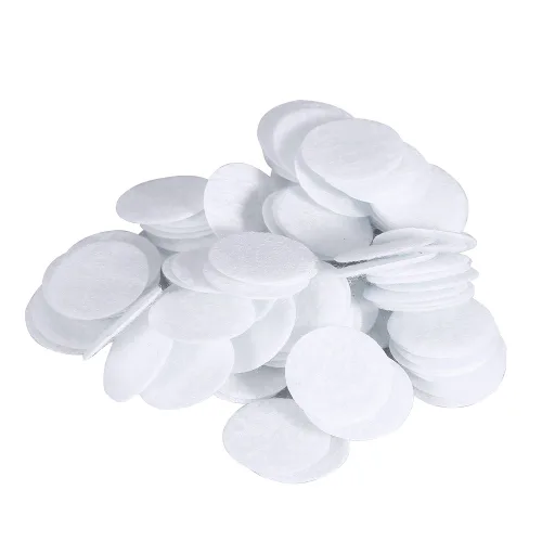 100 filtros ecológicos para máquina de belleza de algodón, 7 tamaños (0.39 a 1.97 pulgadas), eliminación de puntos negros, suavizante,