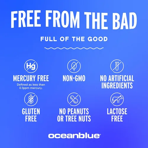 Miniatura 7 de Oceanblue Paquete de Omega-3 – 2100 Triple Fuerza 180ct + Essentials Everyday Omega Minis 60ct – EPA de alta potencia, DHA, DPA con vitamina D3