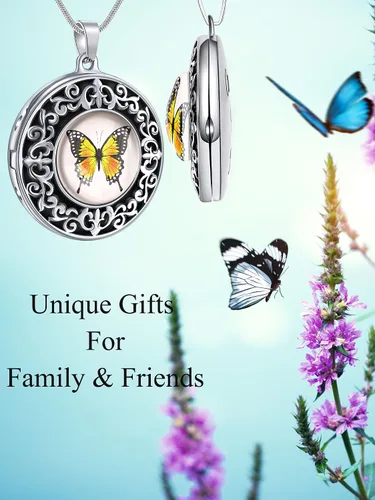 Miniatura 6 de Farfume Collar personalizado con 2 imágenes, hermoso colgante para mujereshombres