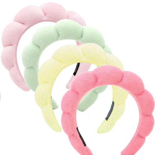 Miniatura 18 de Diademas de cuidado de la piel para el lavado facial, diademas de spa para lavar la cara, suaves diademas de cuidado de la piel y maquillaje