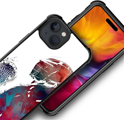 Miniatura 35 de Compatible con funda para iPhone 6 Plus/6s Plus,Bite Your Teeth Diseño de patrón asombroso, funda trasera dura de PC anti-arañazos y a prueba