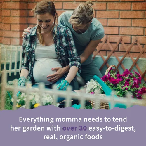 Miniatura 3 de Garden of Life Organics Multivitamínico prenatal para mujer con vitamina D3, B6, B12, C y hierro, folato para energía y desarrollo fetal saludable