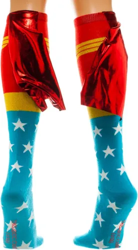 Miniatura 2 de Bioworld DC Comics - Calcetines hasta la rodilla Wonder Woman, Azul