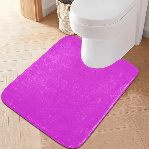 Miniatura 20 de Alfombra de baño amarilla, suave, absorbente, lavable a máquina, juego de alfombras de baño antideslizantes para puerta de baño, dormitorio